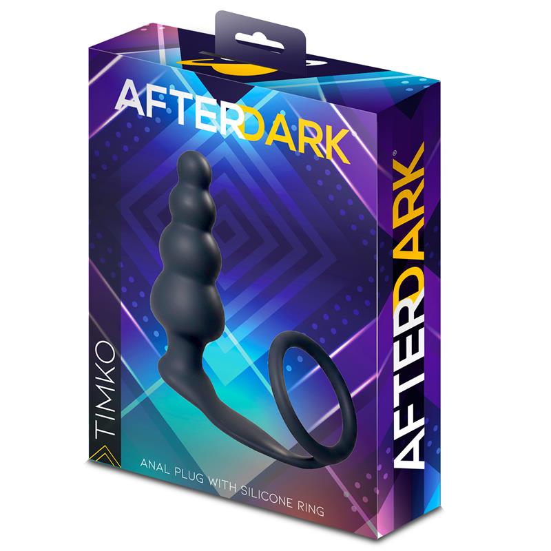 Timko Anal Plug with Silicone Ring