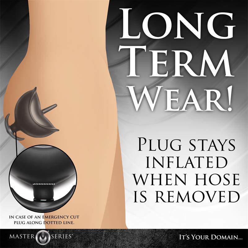 Ass Bound Anchor Inflatable Anal Plug