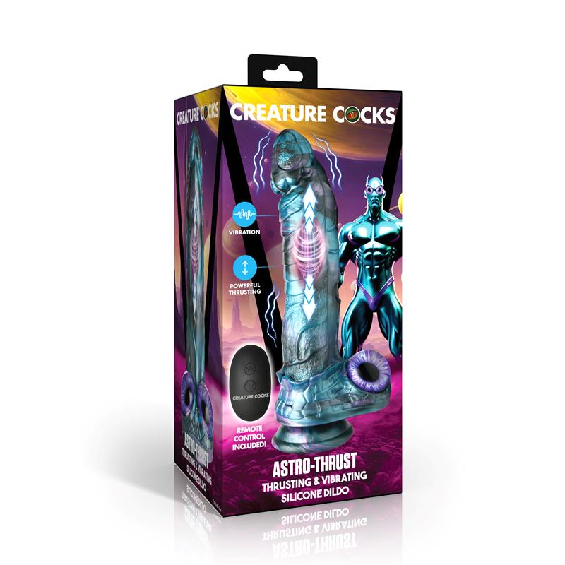 Astro Thrust Thrusting and Vibrating Dildo
