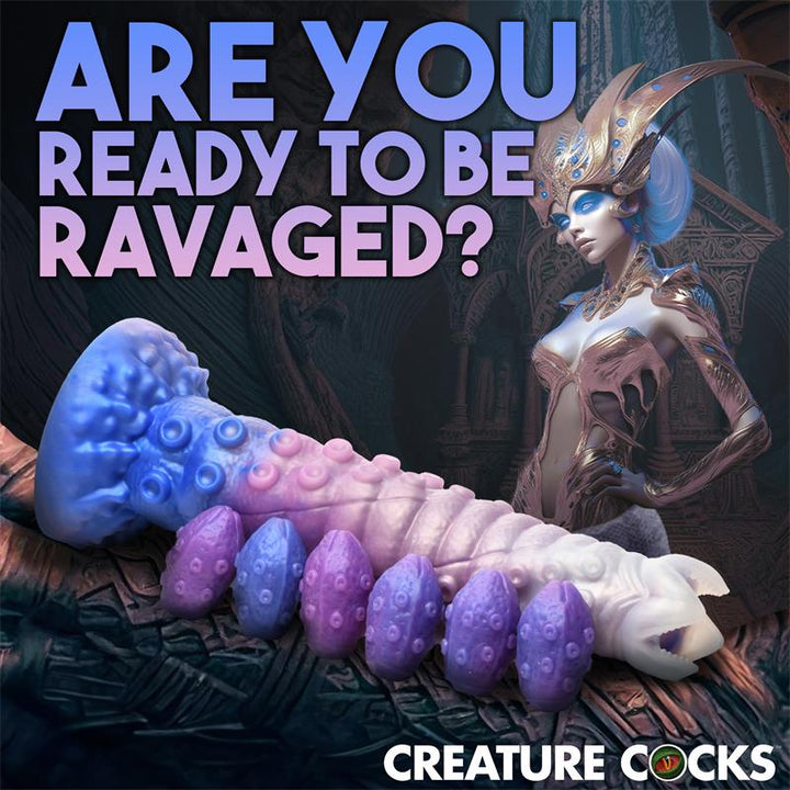 Tenta Queen Ovipositor Dildo with 6 Eggs