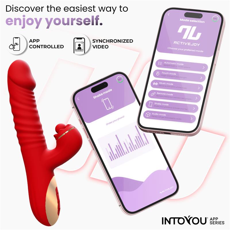 Ascen Thrusting and Waving Vibe with App Magnetic USB