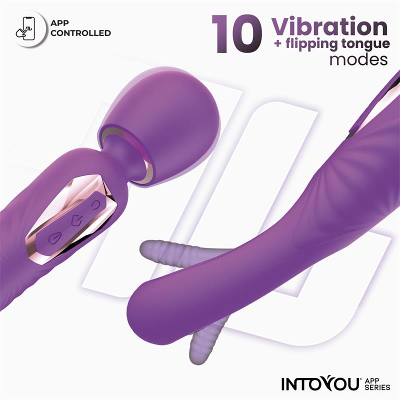 Salma Wand with Flipping Tongue and Vibration with App
