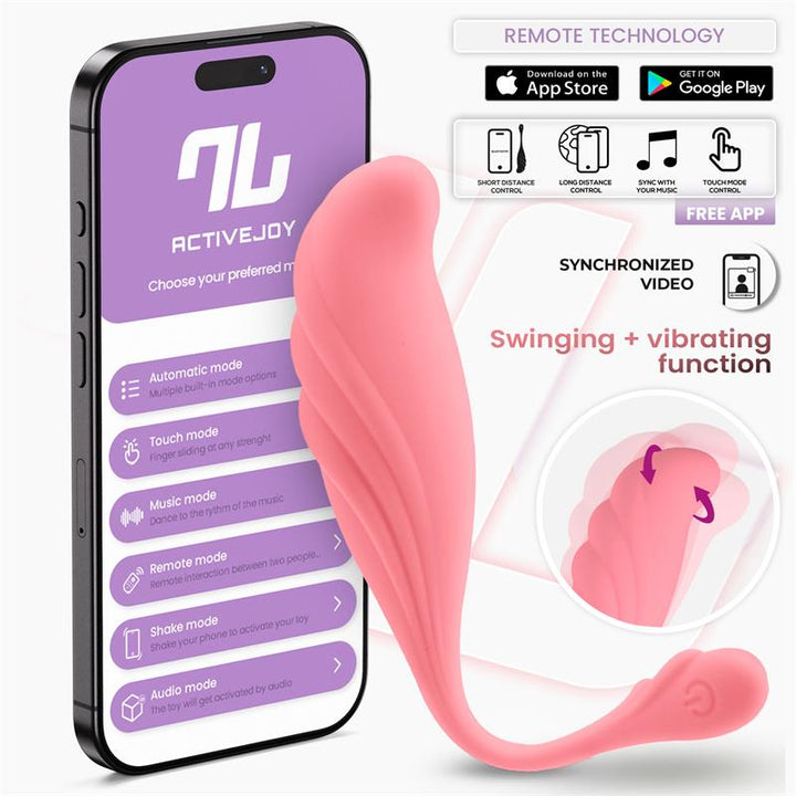 Vibrating Egg with Waving and APP USB