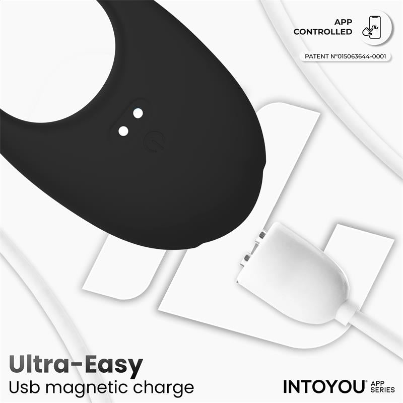 Ringo Vibrating Ring with App Unibody Black