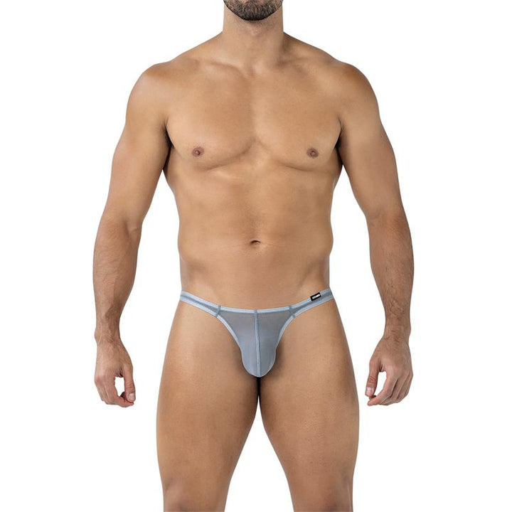 C4MSPX06 Brazilian Thong Mesh Grey