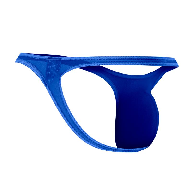 C4MSPXBUL04 Thong Bulge Plus Mesh Electric Blue
