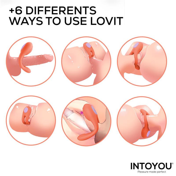 Lovit Vibrating Couple Toy Flexible with Remote Control