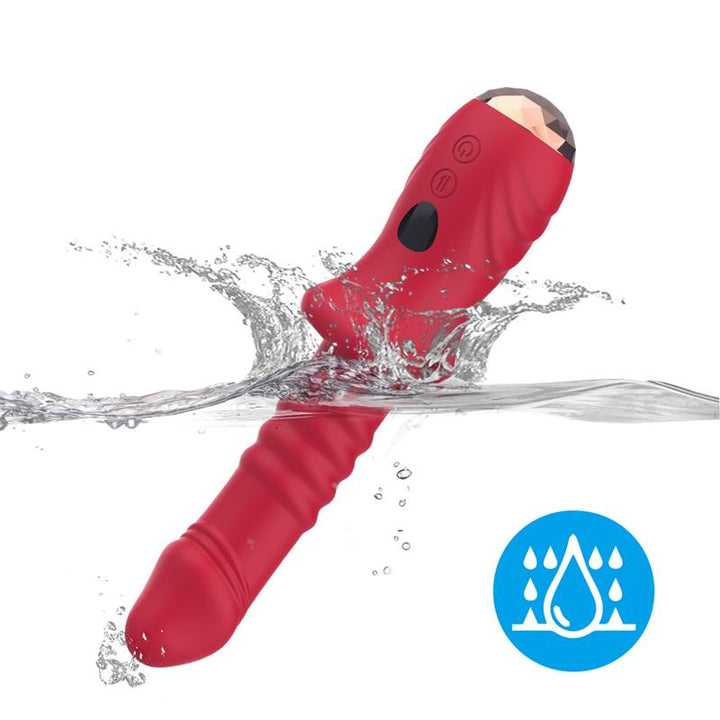 Vibrator with Thrusting G spot and Digital Screen