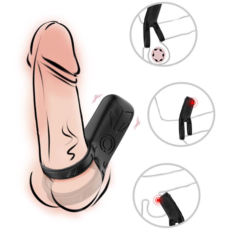 Mecha style Vibrating Penis Ring