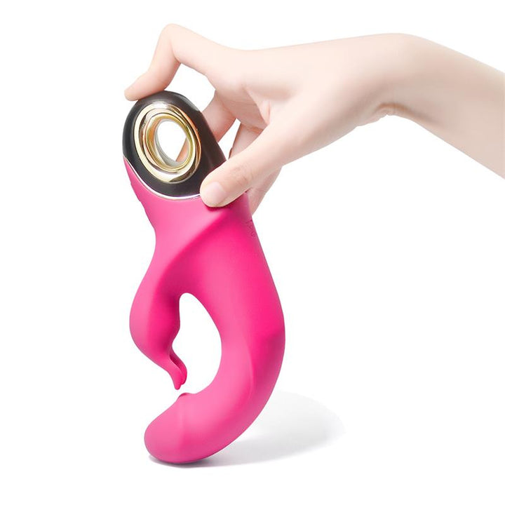 360º Rotation Rabbit vibrator Pink