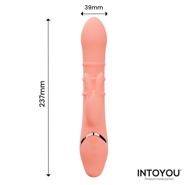 Rivor Vibrator with U and Down Sliding Rings