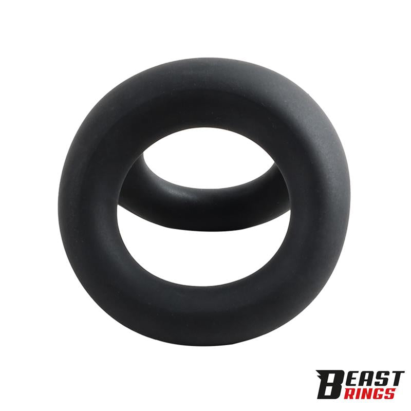 Double Penis Ring Liquid Silicone 27 30 mm