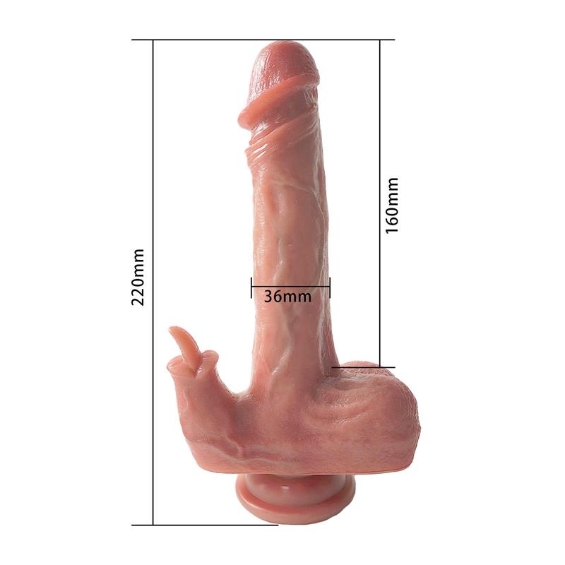 Dildo with Vibration Thrusting and heating