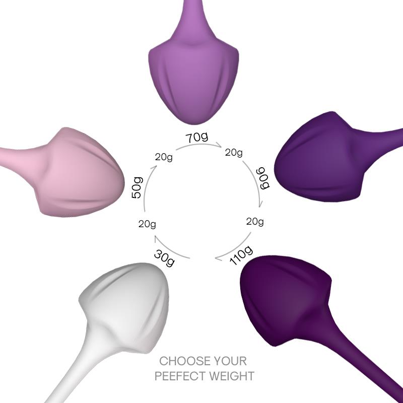 Set of 5 Kegel balls