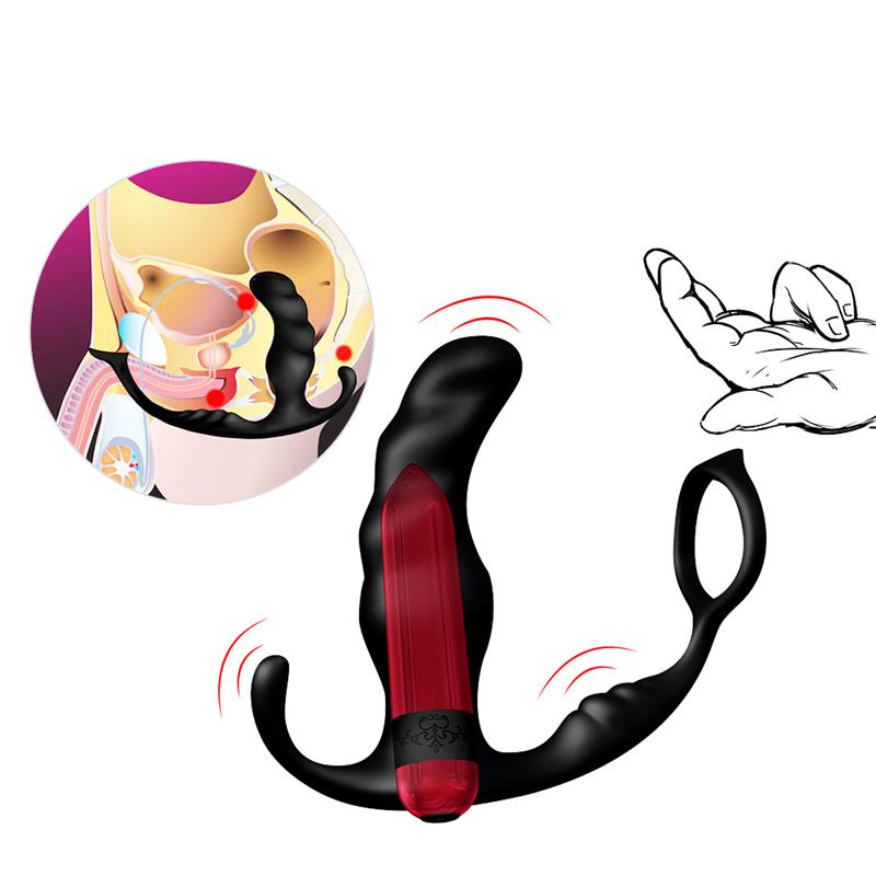 Two in one anal plug and Prostate massager with Vibration