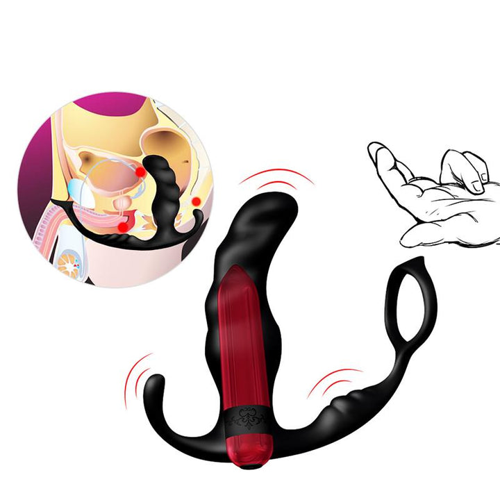 Two in one anal plug and Prostate massager with Vibration
