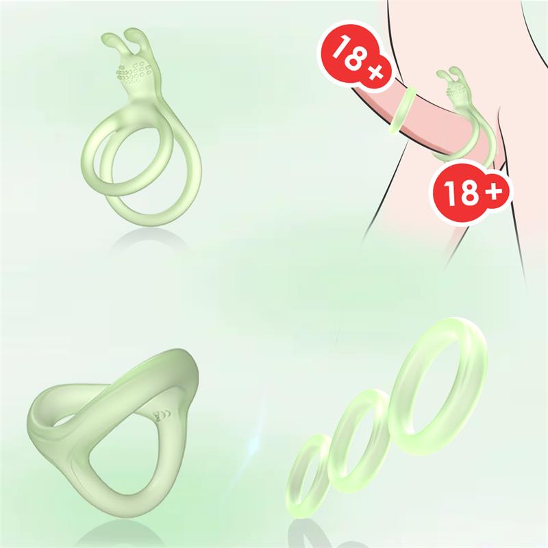 Set of Penis Ring Glow in the dark