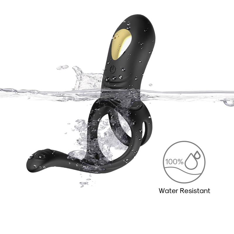 Vibrating Penis Ring with Perianal Stimulation