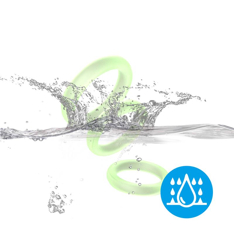 Set of 3 rings Glow in the Dark