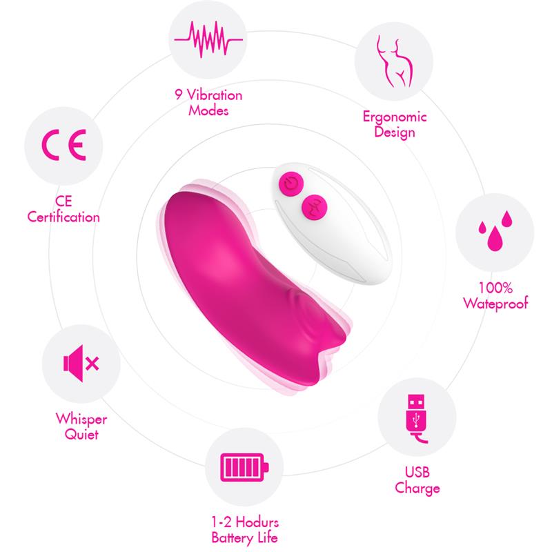 Magnetic panty vibrator