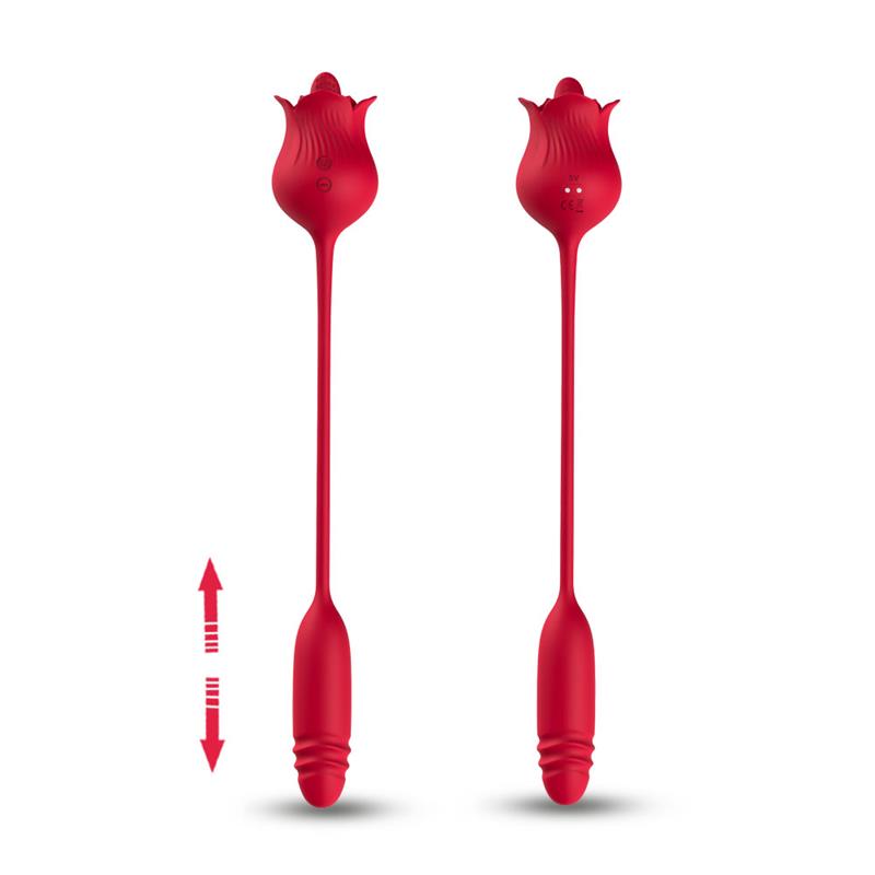 Vibrating Rose with Thrusting and Licking USB
