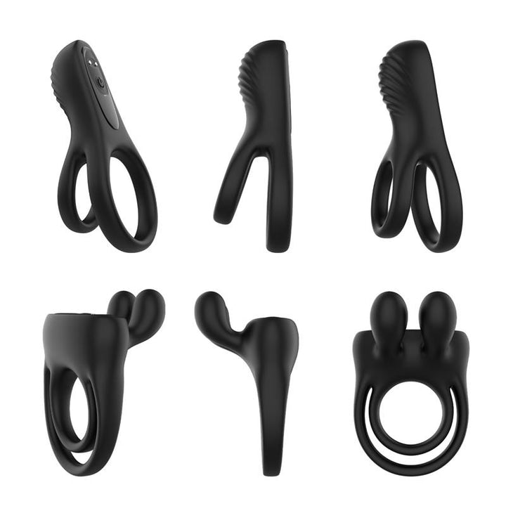 Vrating cock ring set of 2