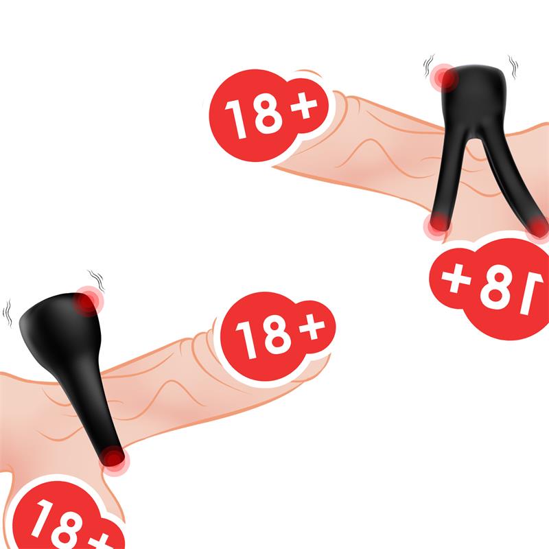 Vibrating cock ring set of 2