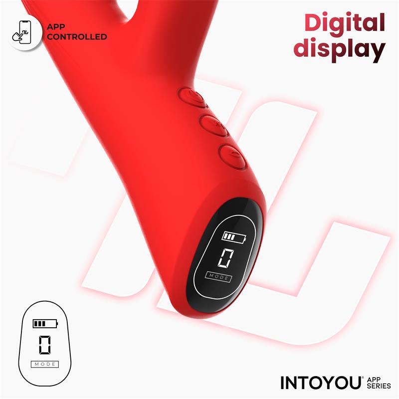 Trixy Vibrator with Tapping Biting and App