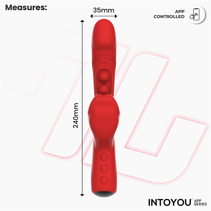 Trixy Vibrator with Tapping Biting and App