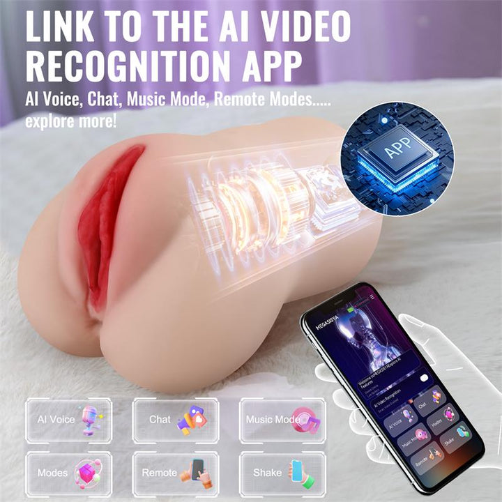 Eliza Thrusting Masturbator with APP