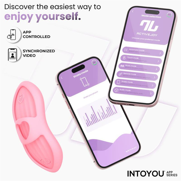 Laia Heated Finger Vibrator and App Pink