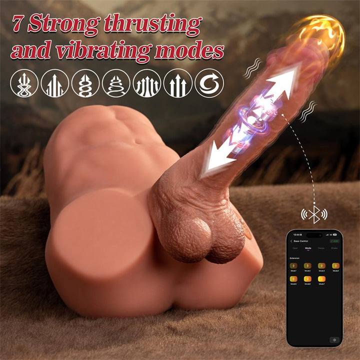 Jonah Semi Torso with Detachable Dildo Thrusting and APP 348 kg