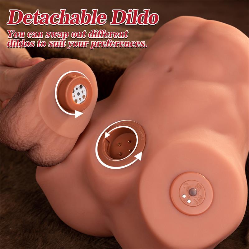 Jonah Semi Torso with Detachable Dildo Thrusting and APP 348 kg