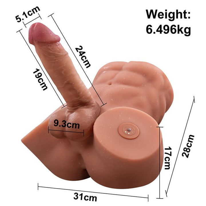 Gretel Semi Torso with Detachable Dildo Thrusting and APP 6 kg