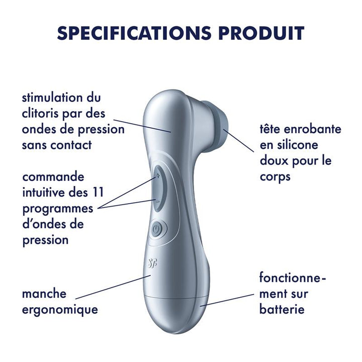 Pro 2 Gen 2 Clitoris Sucker Battery Series Ice Blue