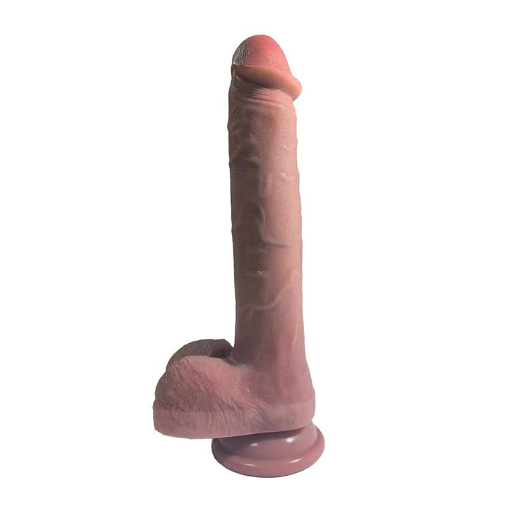 Dildo with Vibration Thrusting and heating 28 cm