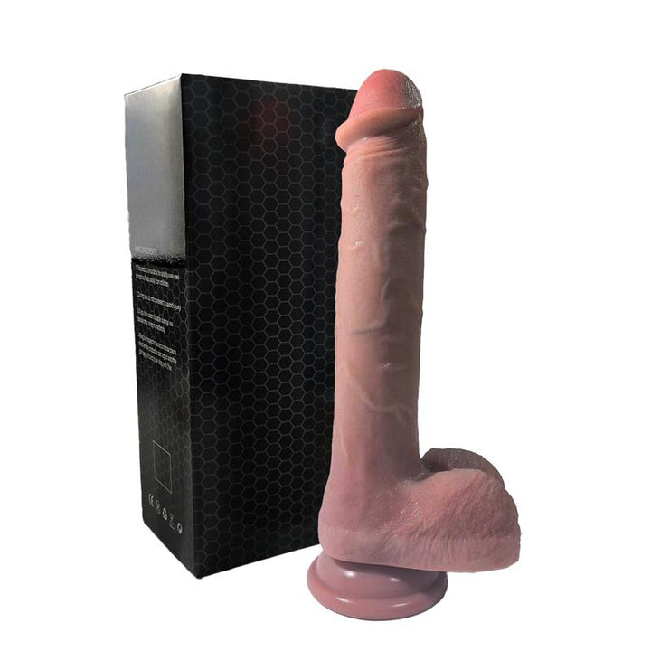 Dildo with Vibration Thrusting and heating 28 cm