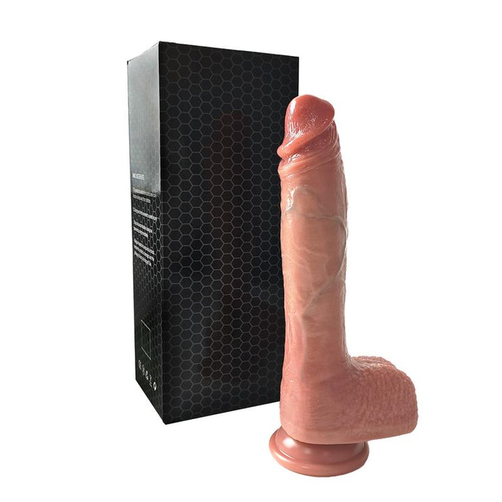 Dildo with Vibration Thrusting and heating 24 cm