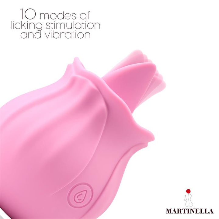 Rose Stimulator with Licking Tongue