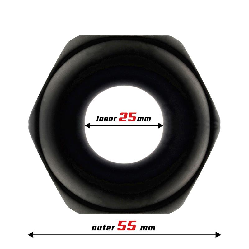 Penis Ring Nut Liquid Silicone 25 mm