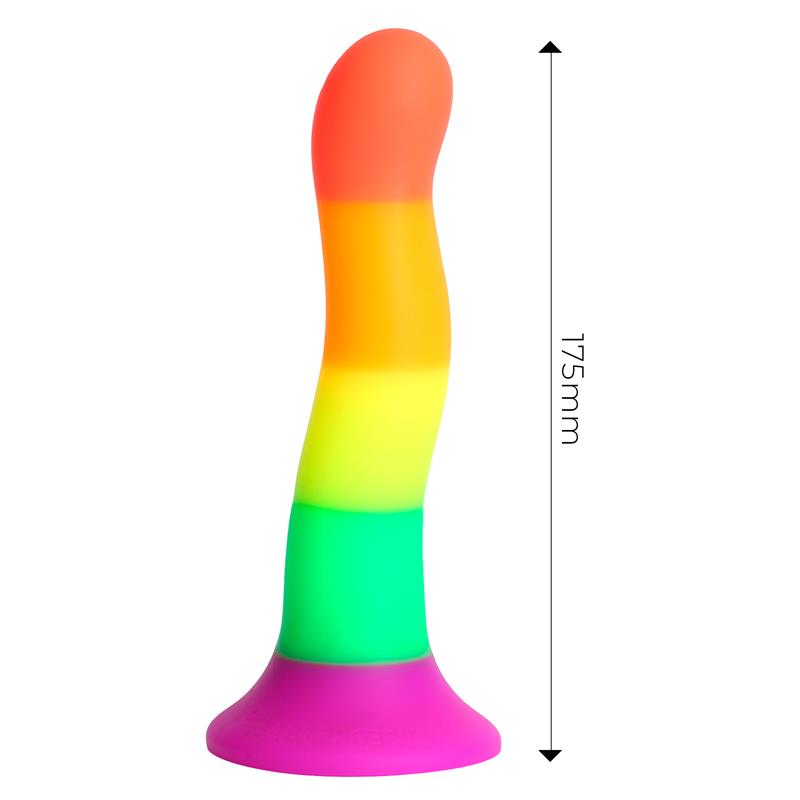 Dildo Rainbow Color LGBT 18 cm