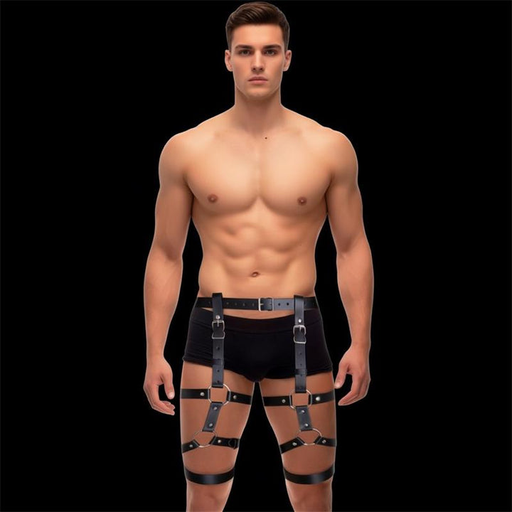 Fabian Leg and Waist Bondage Harness Adjustable