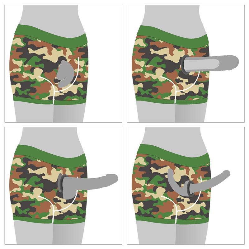 Camo Strapon Shorts 28 32