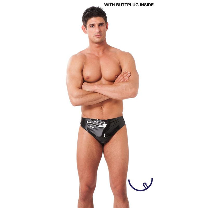 Boxer with Plug Inside Latex