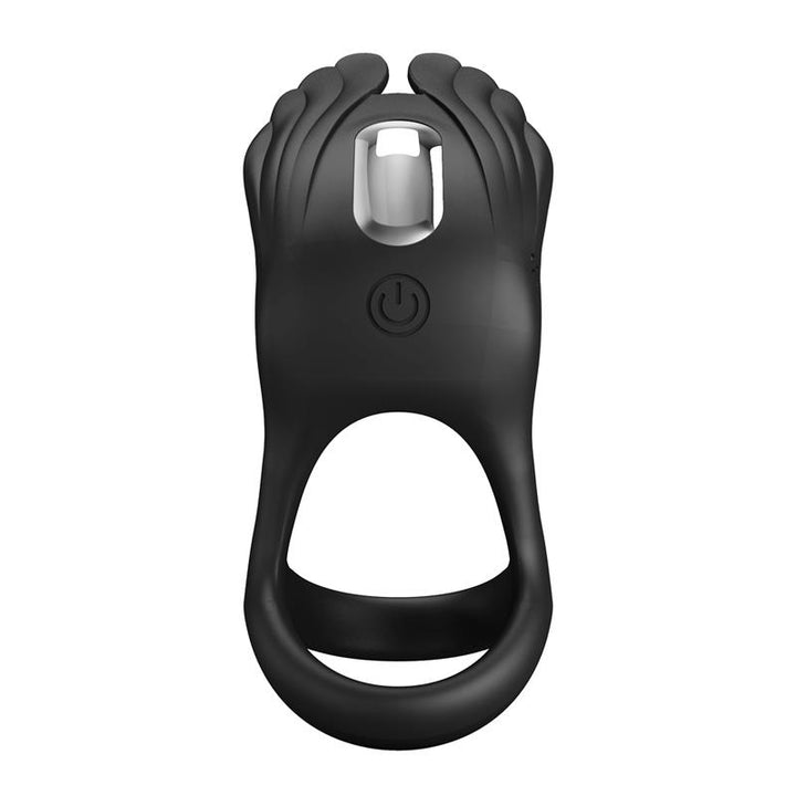 Silas Vibrating Penis Ring Black