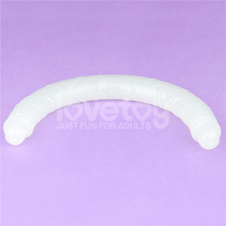 Double dildo Lumino Blue Light 185