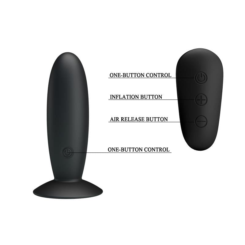 Vibrating Butt Plug with Remote control USB