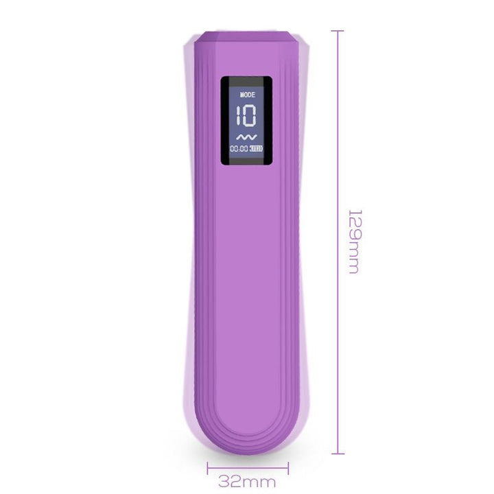 Whim Digital Display Vibrator Bullet 129 cm
