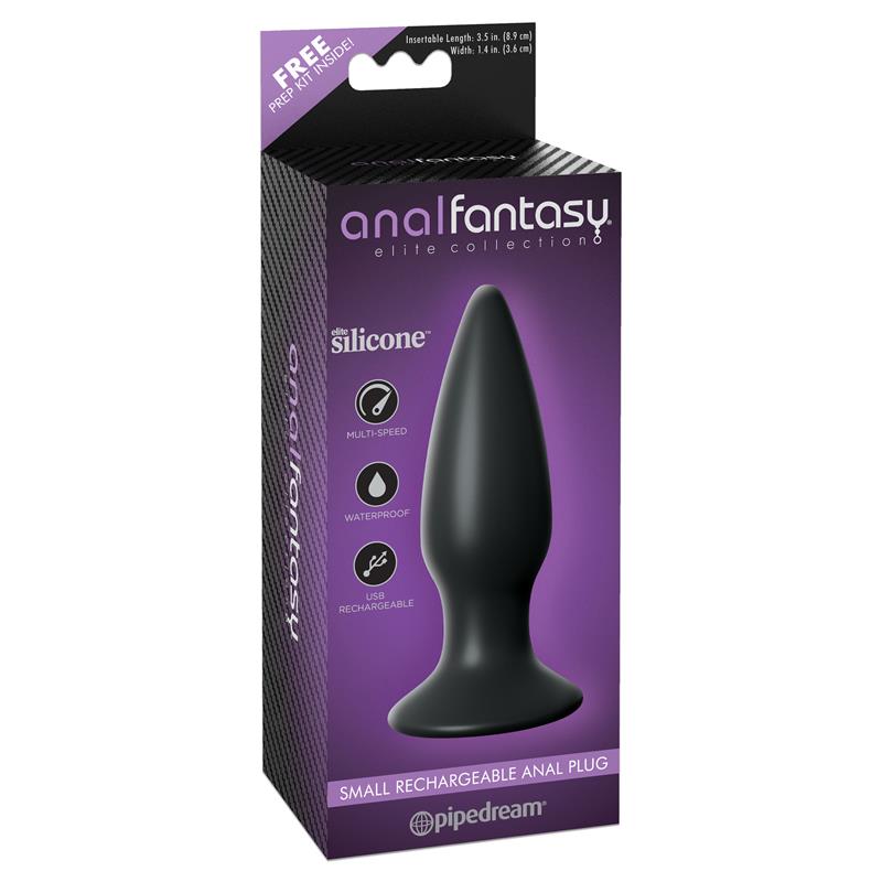 Vibrating Butt Plug Black