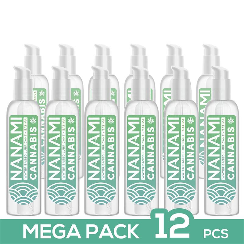 Pack de 12 Water Based Lubricant Cannabis 150 ml
